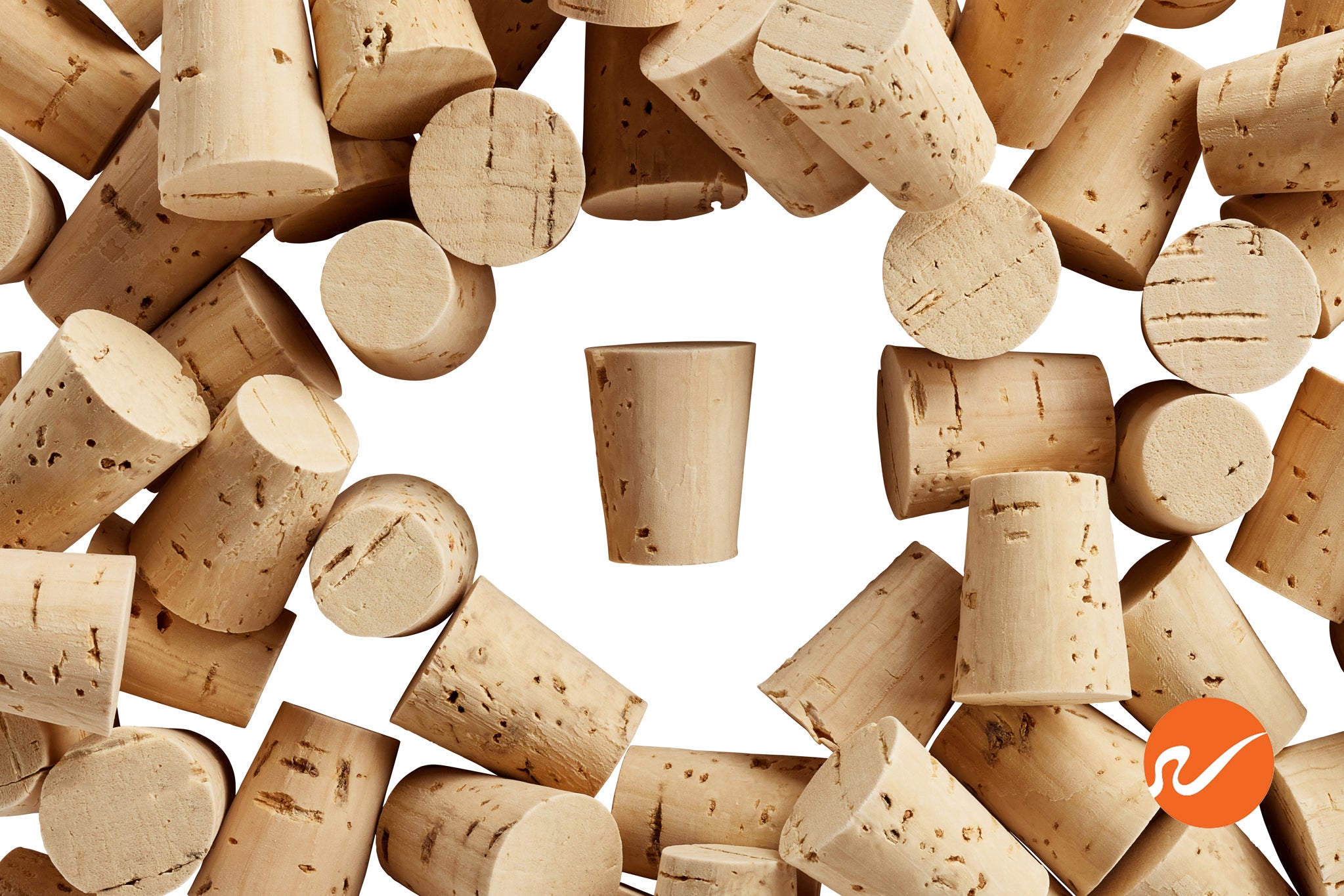 Tapered Cork Plugs, Wooden Straight Cork Sealing Caps for Wine Bottles,  Glass Bottles 
