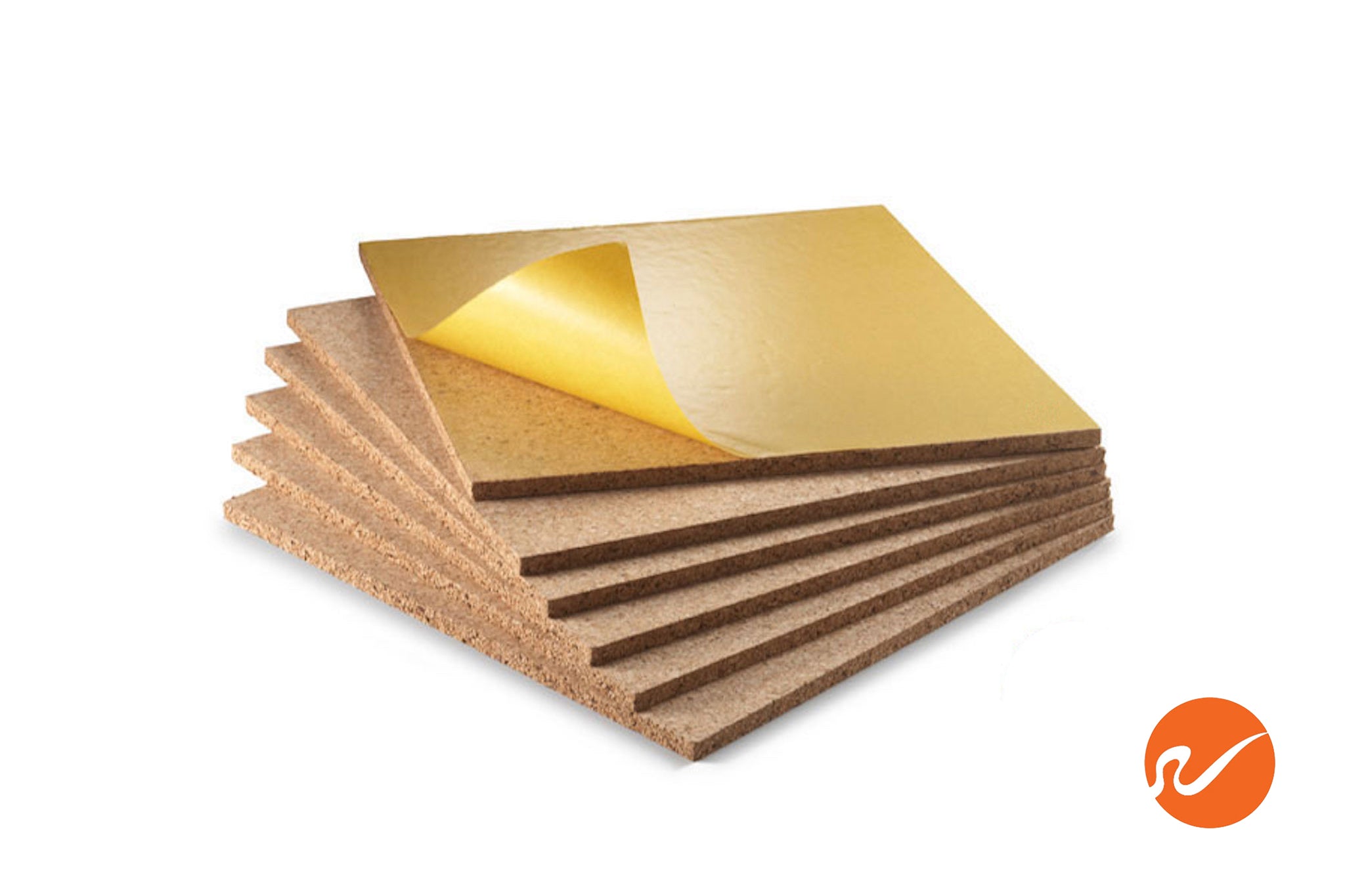 Lwr Crafts Adhesive Back Cork Sheet 6 x 6 Pack of 12