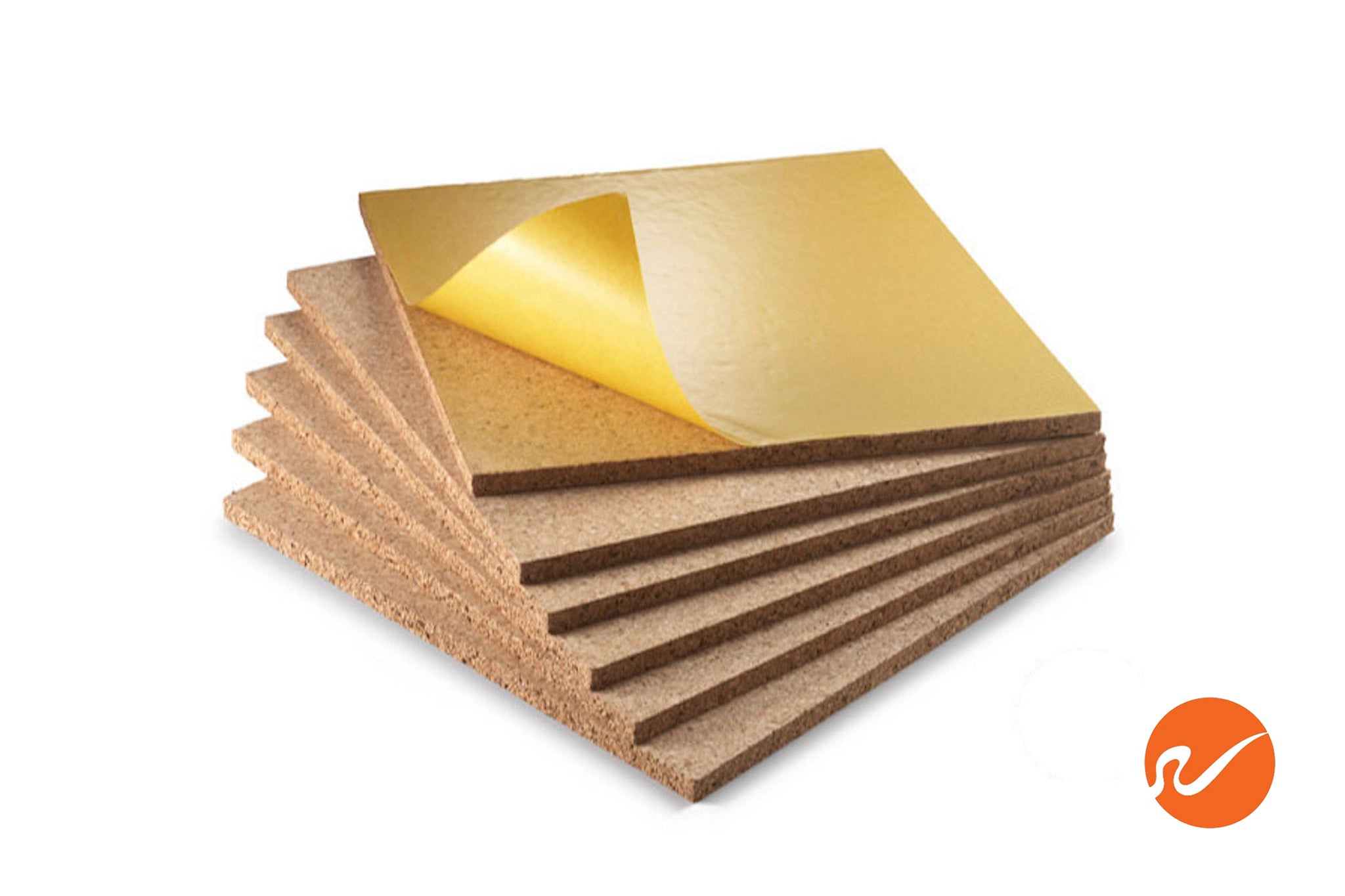 50 Pack Self-Adhesive Cork Squares 4 x 4 Inches Cork Backing Sheets Cork  Tiles for Cork Coasters and DIY Crafts 