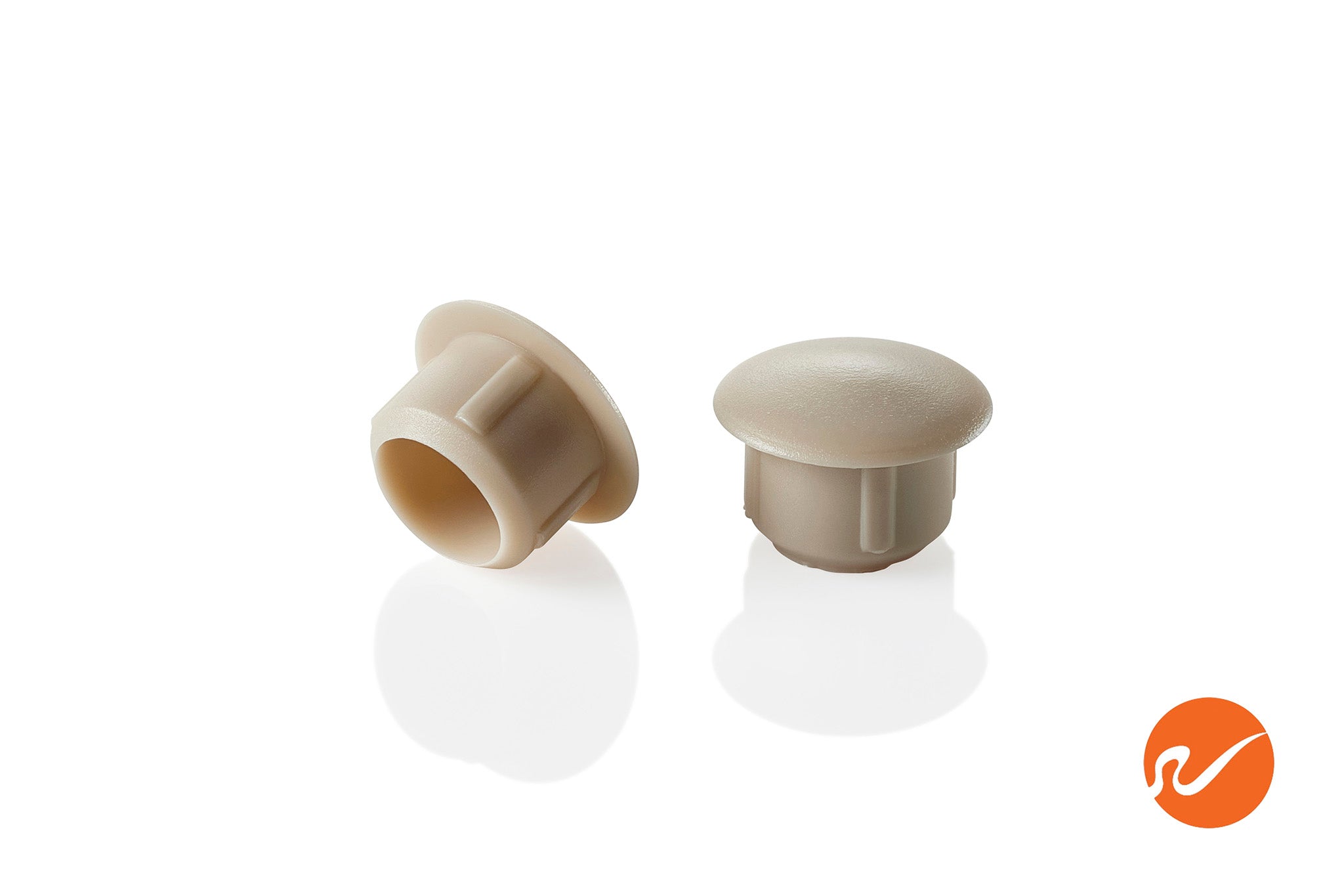 3/8" (10mm) Light Beige Hole Plugs