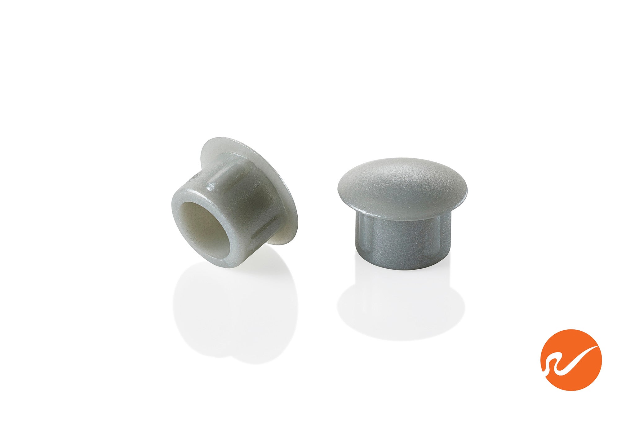 3/8" (10mm) Aluminum Grey Hole Plugs