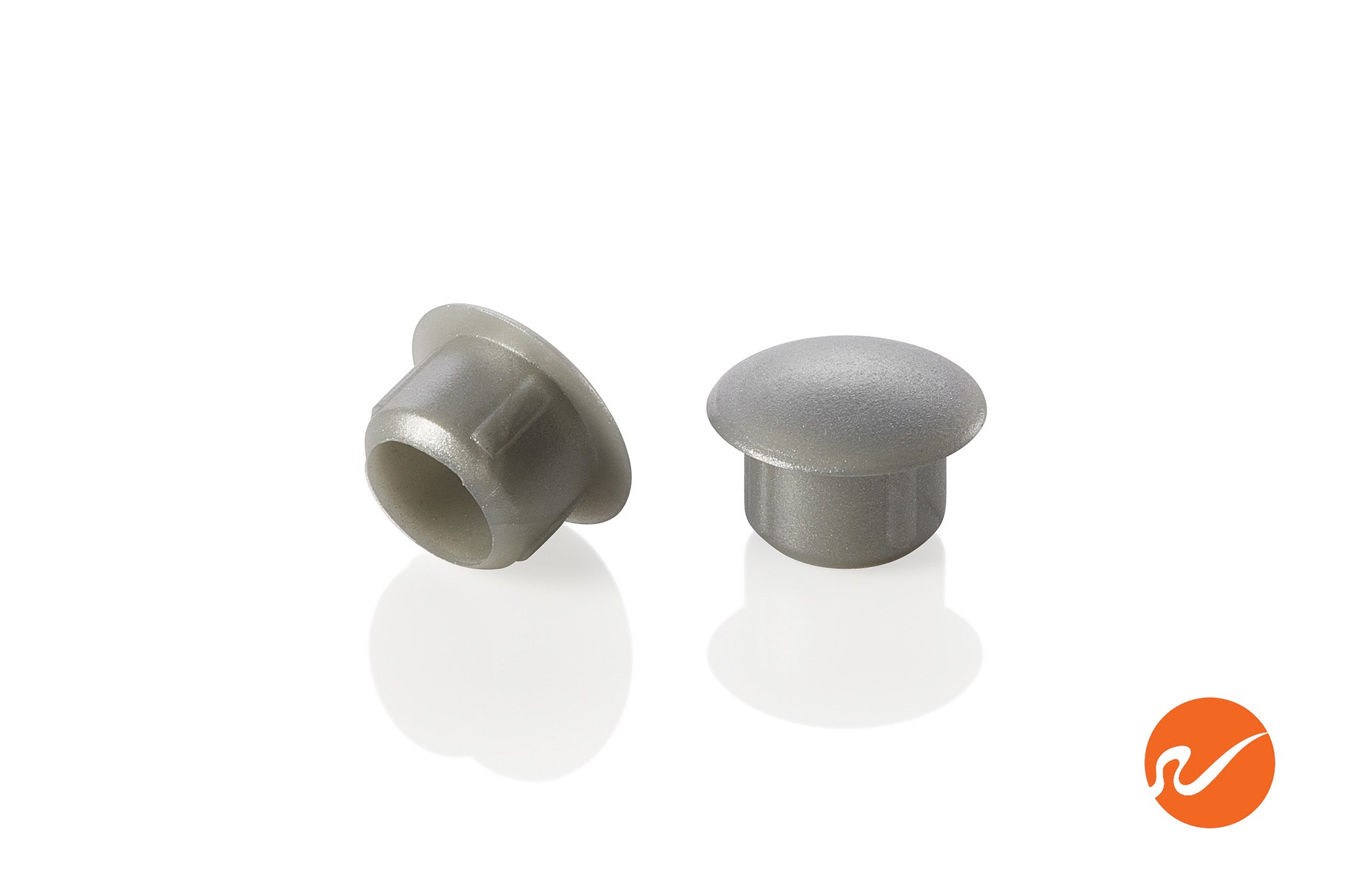 3/8" (10mm) Silver Grey Hole Plugs