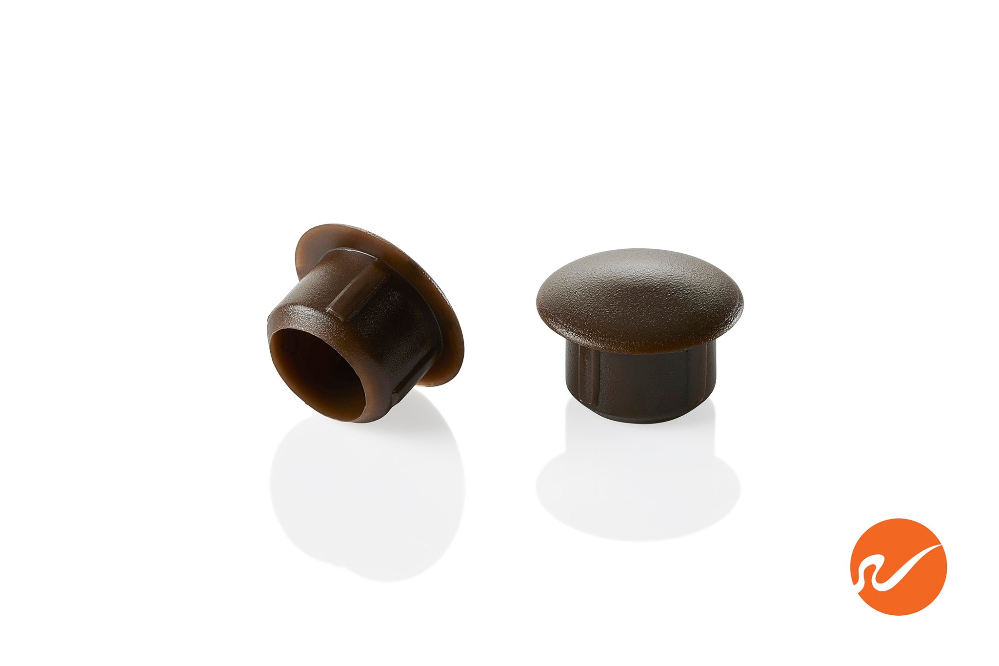 3/8" (10mm) Dark Brown Hole Plugs