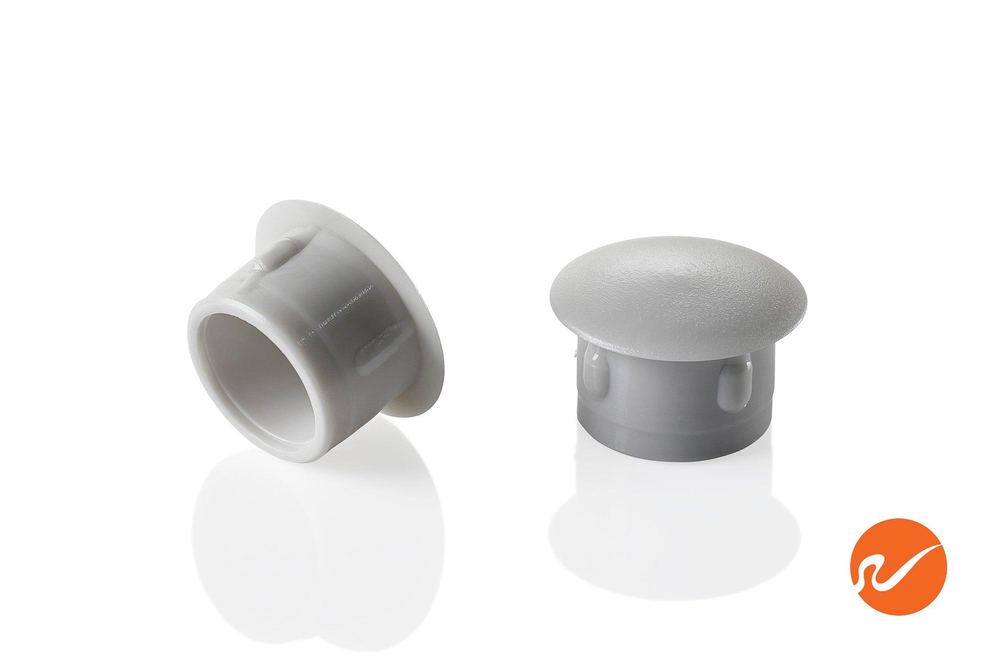 1/2" Chalk Grey Hole Plugs