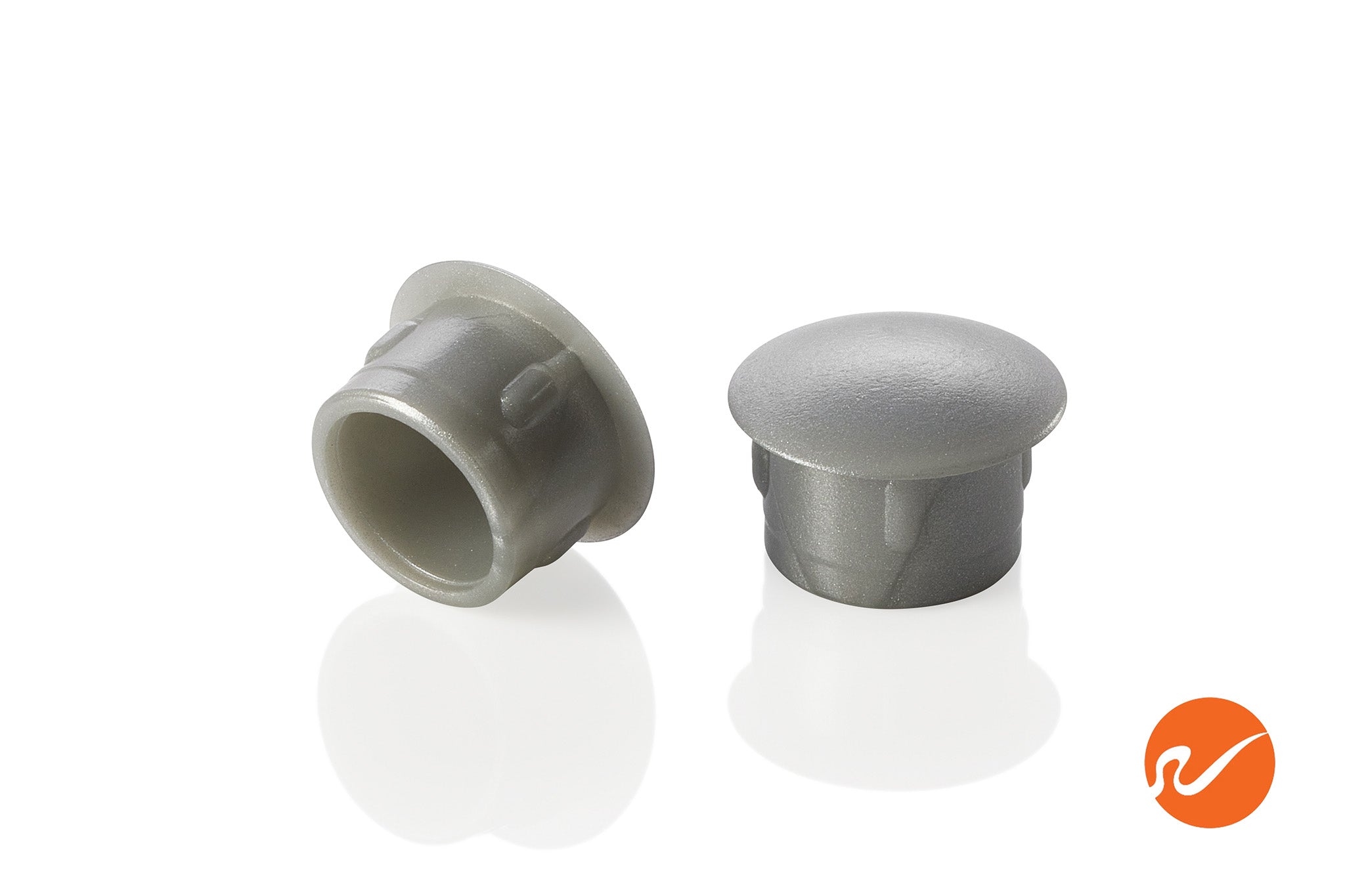 1/2" Aluminum Grey Hole Plugs