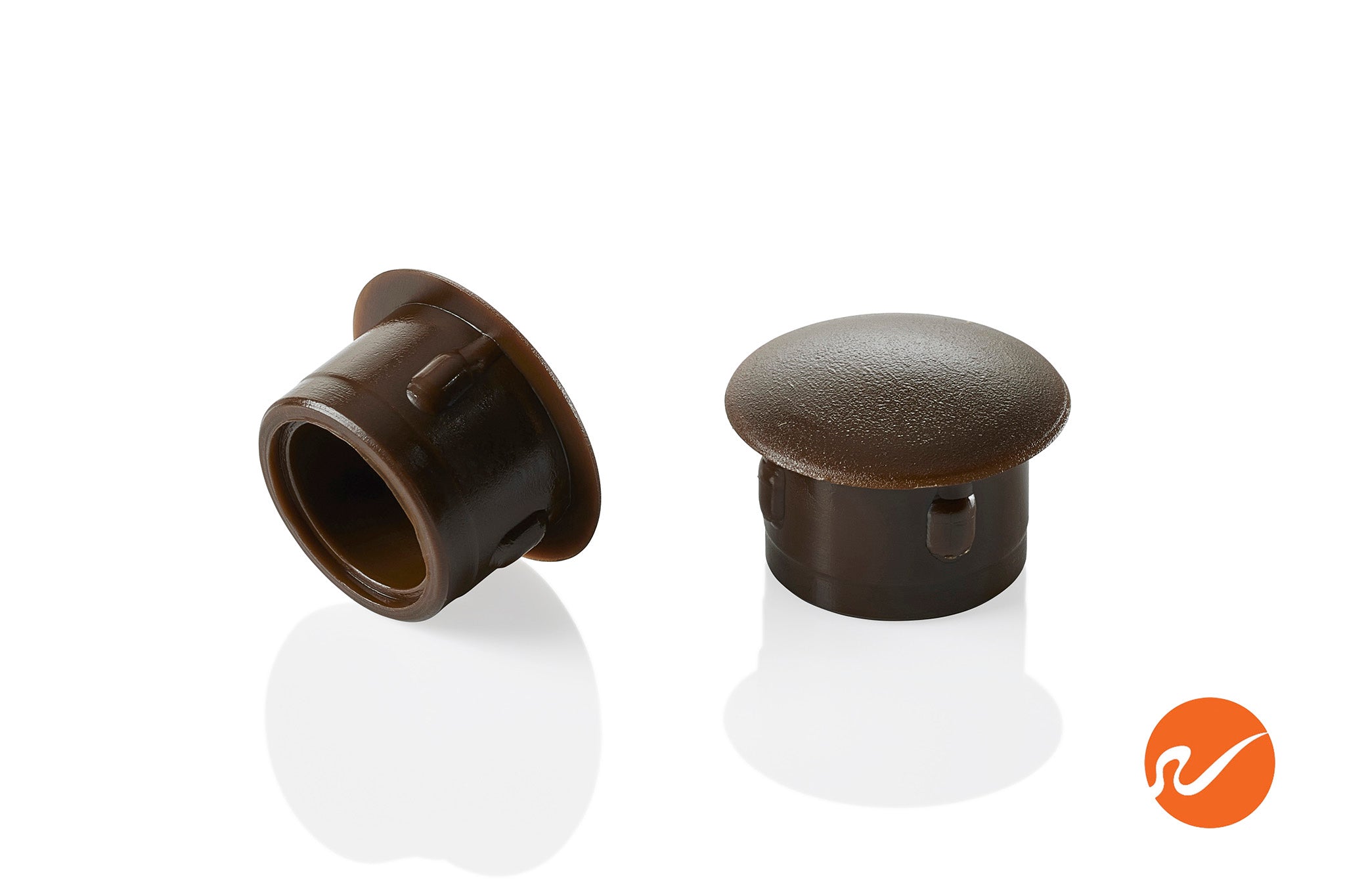 1/2" Dark Brown Hole Plugs