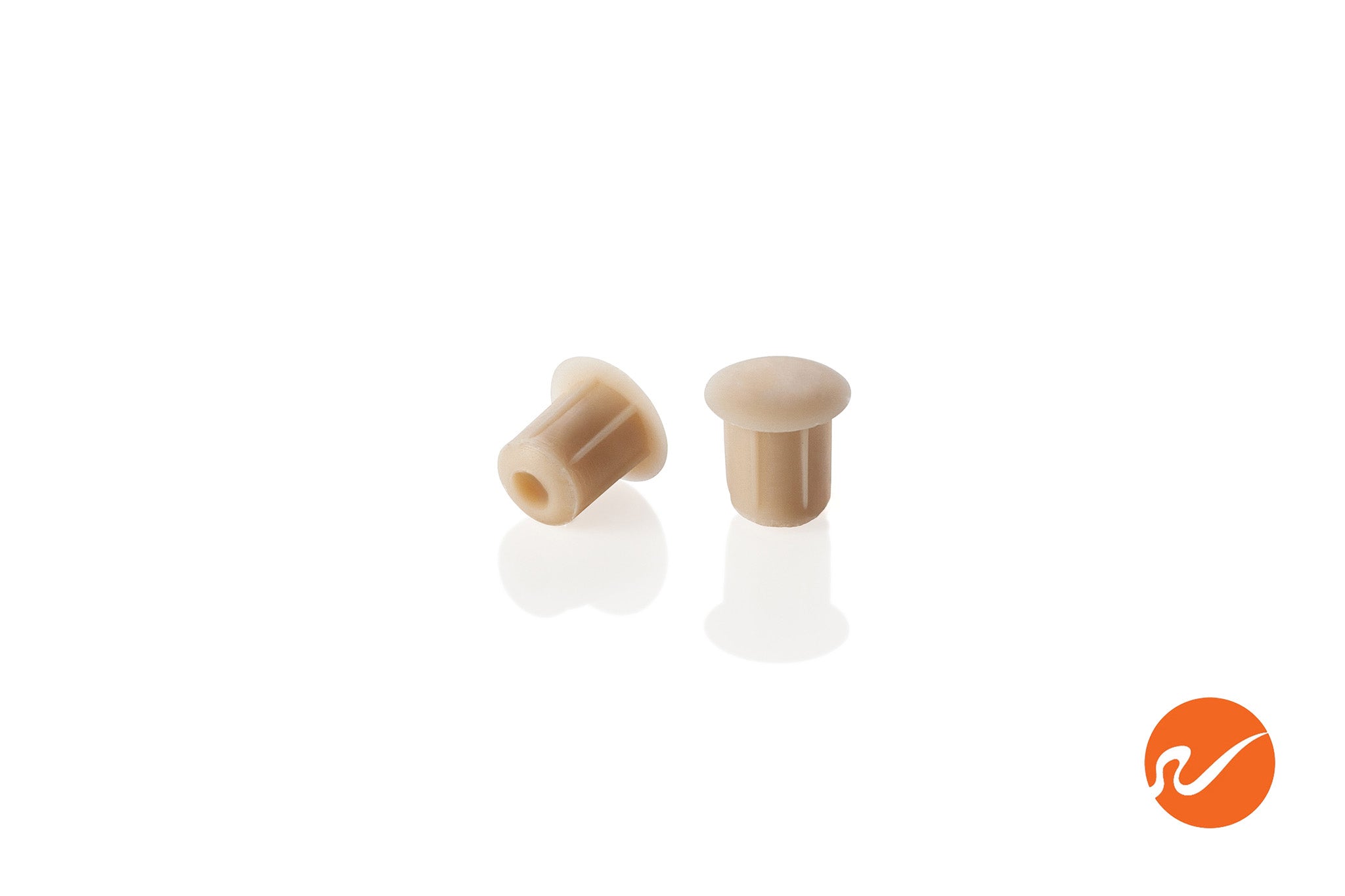 3/16" | Tapones para agujeros de 5 mm, color beige claro