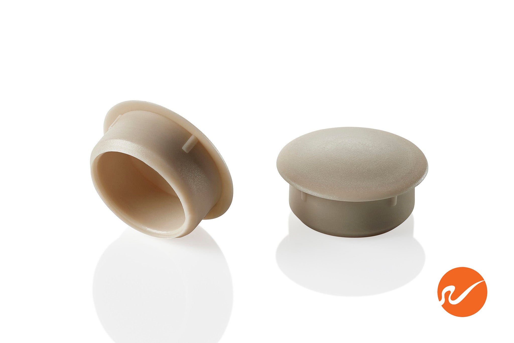 Tapones para orificios de 5/8" en color beige claro