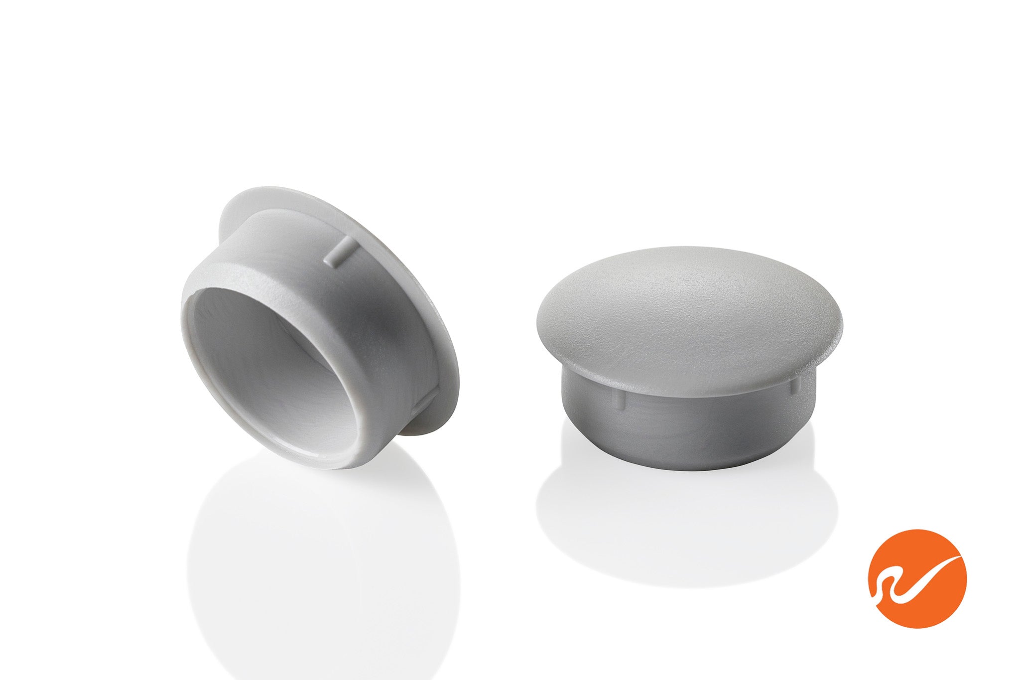 Tapones para orificios de color gris tiza de 5/8"