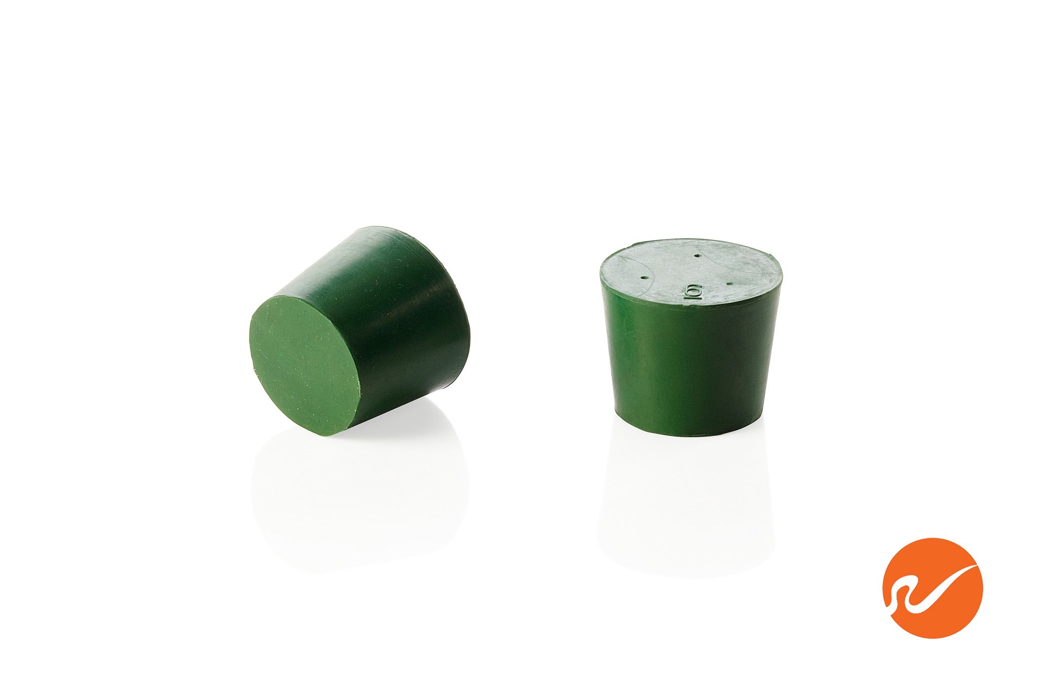 #6 Green Neoprene Rubber Stoppers