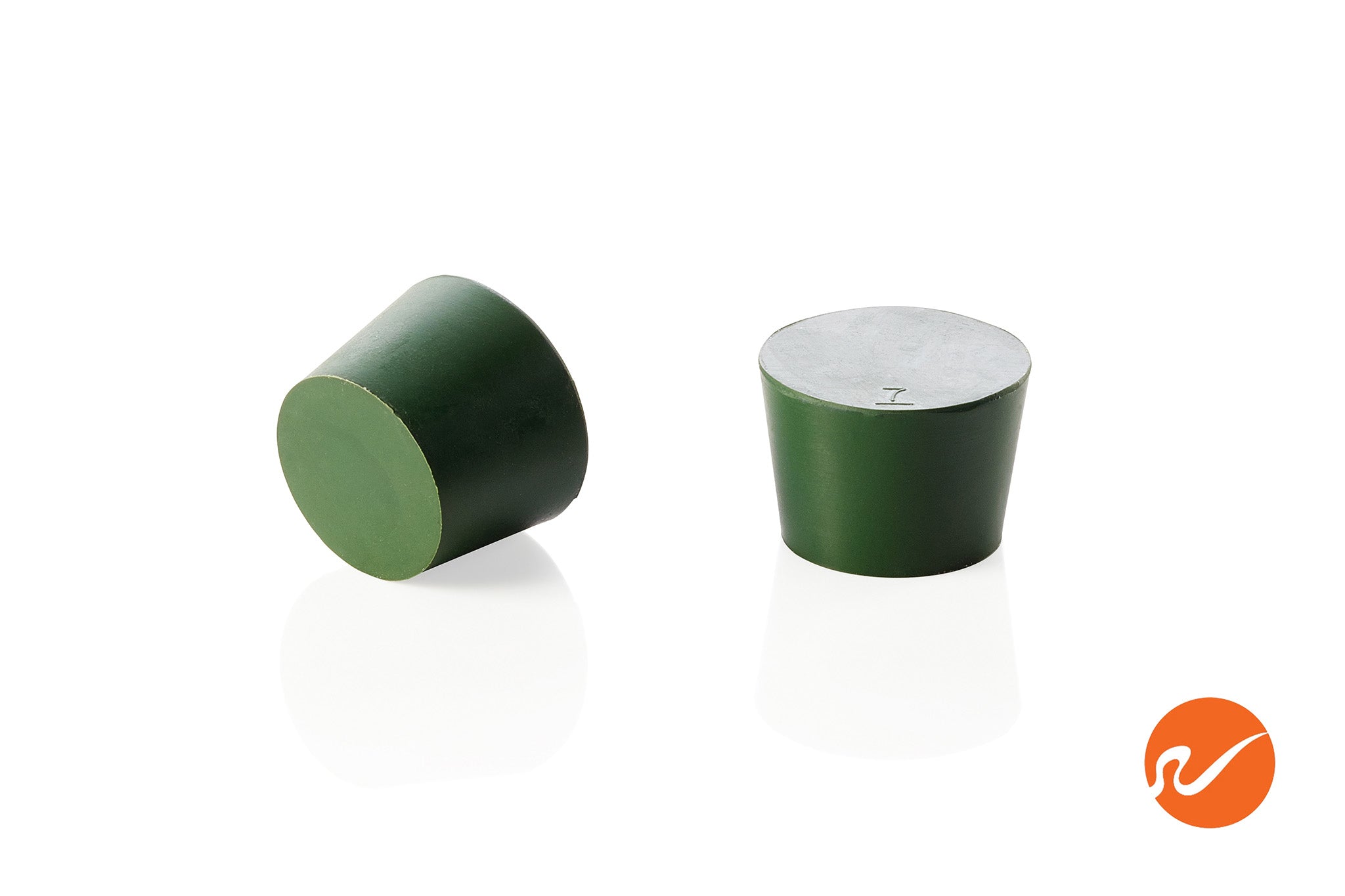 #7 Green Neoprene Rubber Stoppers