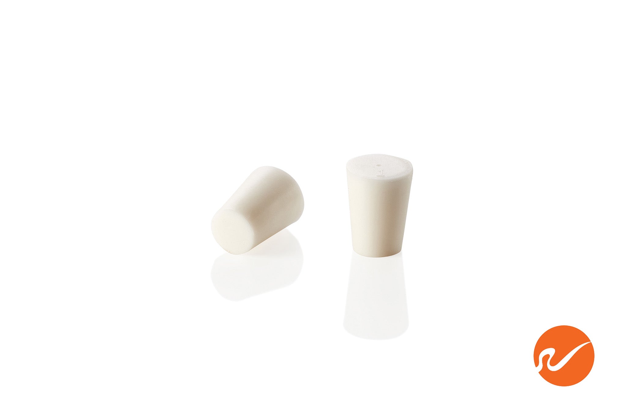 #1 White Silicone Rubber Stoppers