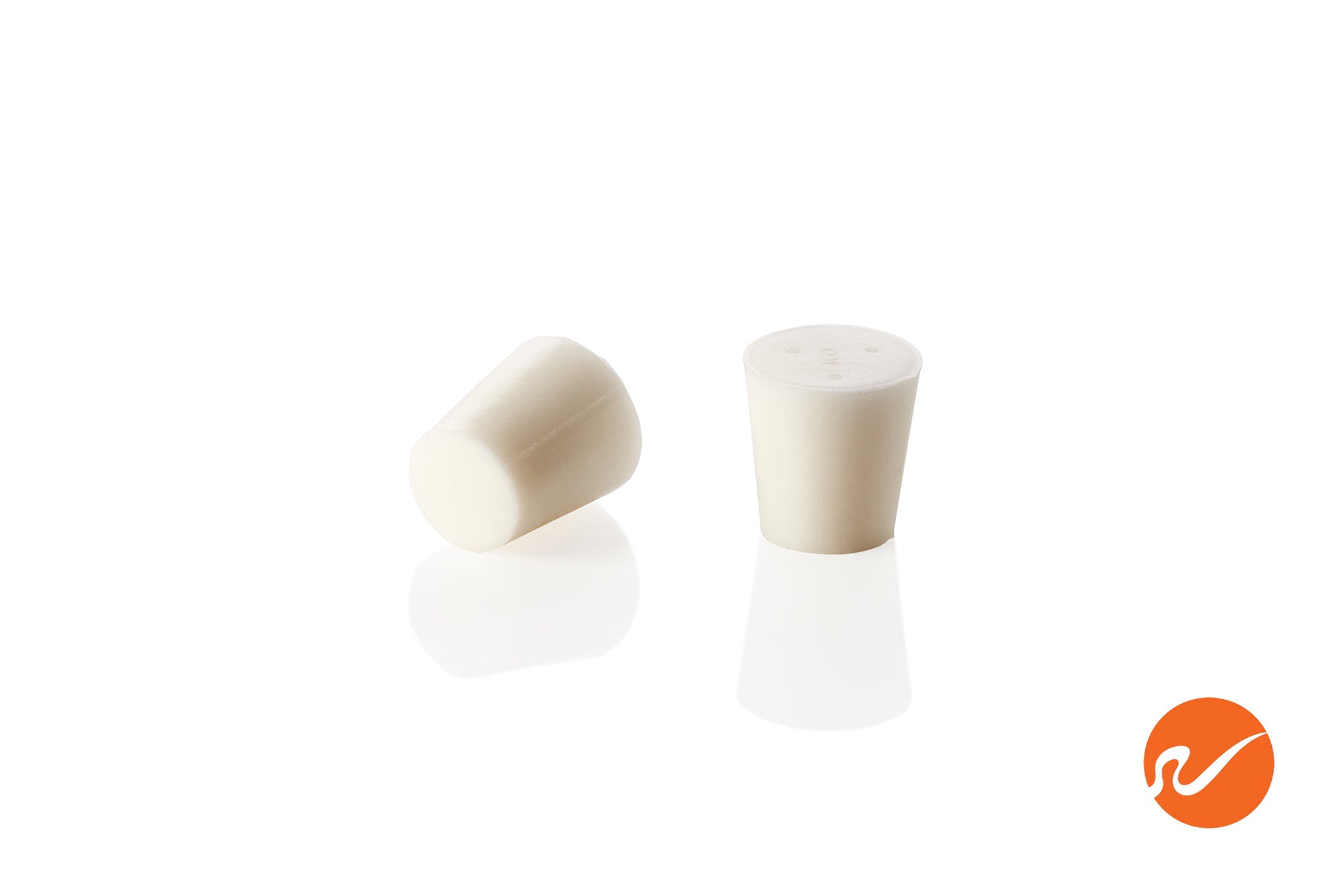 #3 White Silicone Rubber Stoppers