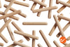 1/4" x 2" Wood Dowel Pins - Multi-Groove - WidgetCo